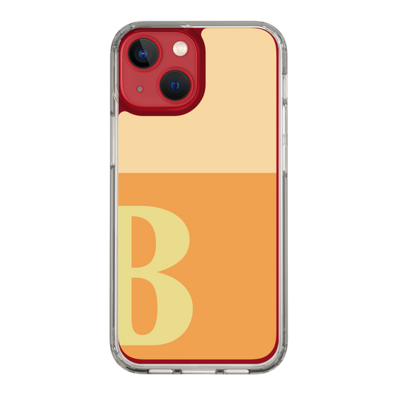 Slim Protection Case［ Original - initial two tone - B orange ］