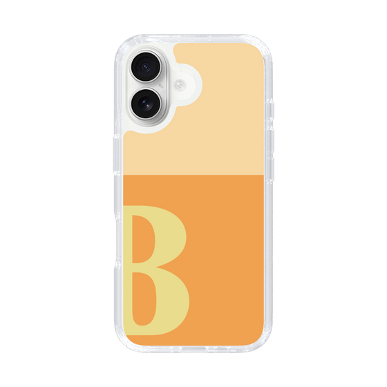 Slim Protection Case［ オリジナル - initial two tone - B orange ］