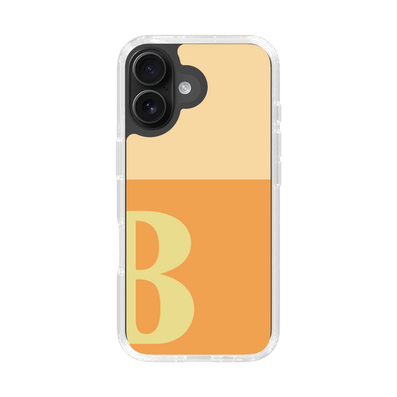 Slim Protection Case［ オリジナル - initial two tone - B orange ］