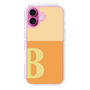 Slim Protection Case［ オリジナル - initial two tone - B orange ］