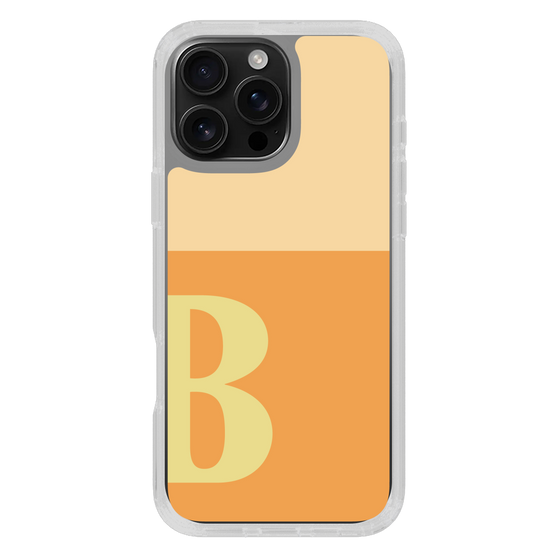 Slim Protection Case［ オリジナル - initial two tone - B orange ］