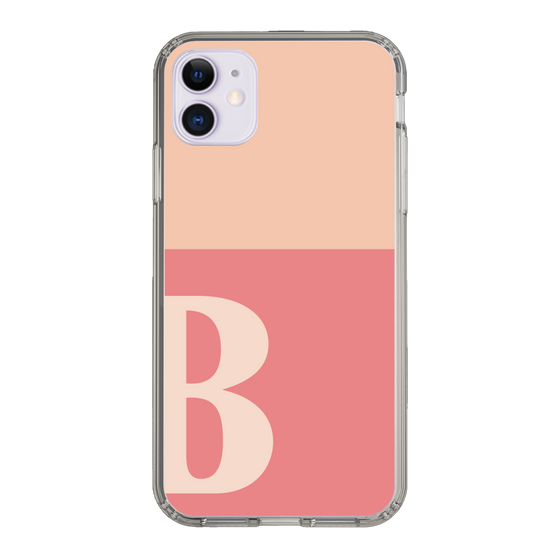 Slim Protection Case［ Original - initial two tone - B pink ］