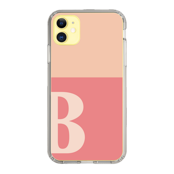 Slim Protection Case［ Original - initial two tone - B pink ］