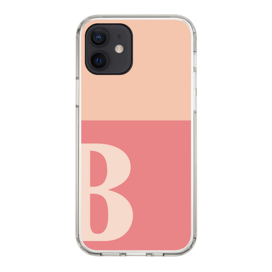 Slim Protection Case［ Original - initial two tone - B pink ］