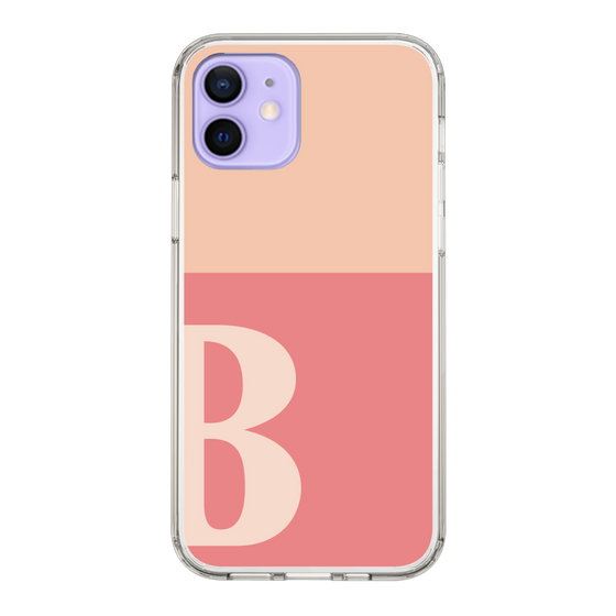 Slim Protection Case［ Original - initial two tone - B pink ］