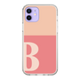 Slim Protection Case［ Original - initial two tone - B pink ］