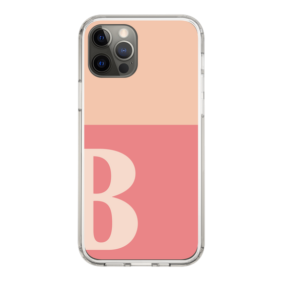 Slim Protection Case［ Original - initial two tone - B pink ］