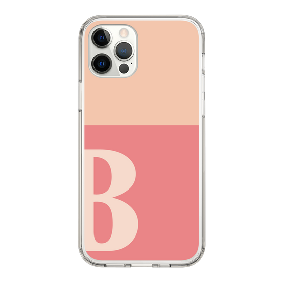 Slim Protection Case［ Original - initial two tone - B pink ］