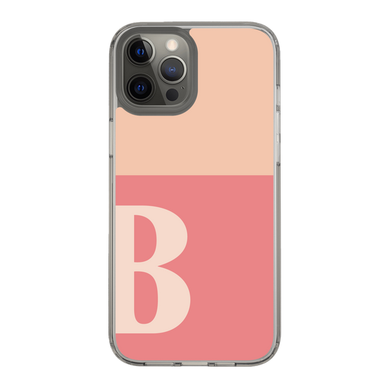 Slim Protection Case［ Original - initial two tone - B pink ］