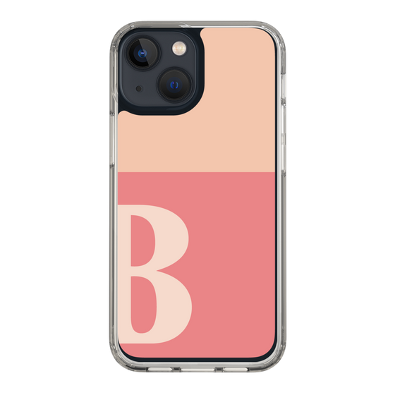 Slim Protection Case［ Original - initial two tone - B pink ］