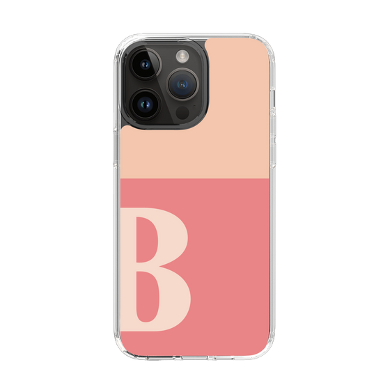 Slim Protection Case［ Original - initial two tone - B pink ］