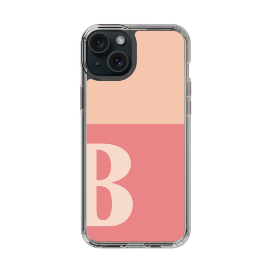 Slim Protection Case［ Original - initial two tone - B pink ］