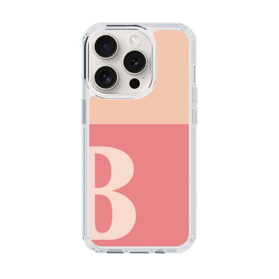 Slim Protection Case［ Original - initial two tone - B pink ］