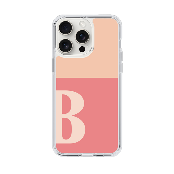 Slim Protection Case［ Original - initial two tone - B pink ］