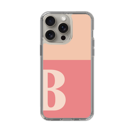 Slim Protection Case［ Original - initial two tone - B pink ］