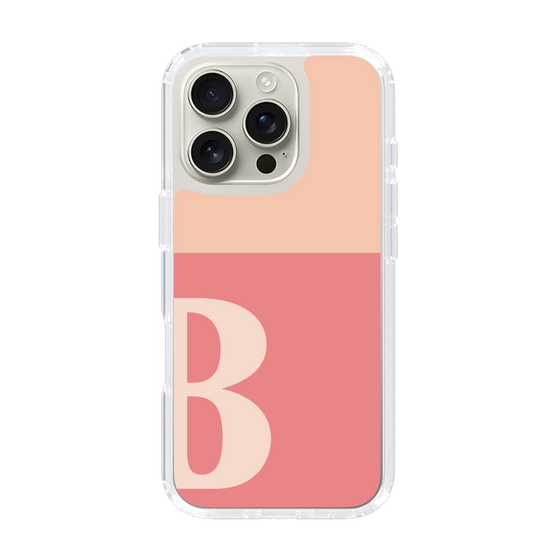 Slim Protection Case［ オリジナル - initial two tone - B pink ］