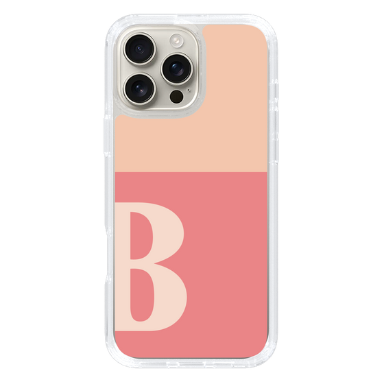 Slim Protection Case［ オリジナル - initial two tone - B pink ］