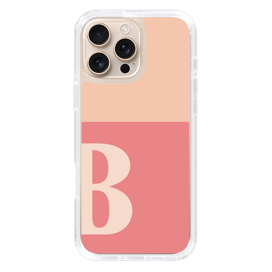 Slim Protection Case［ オリジナル - initial two tone - B pink ］