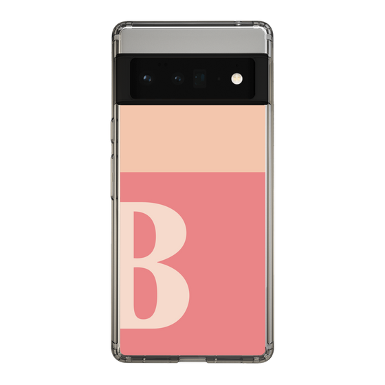 Slim Protection Case［ Original - initial two tone - B pink ］
