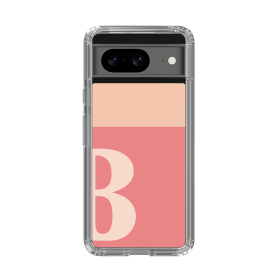 Slim Protection Case［ Original - initial two tone - B pink ］