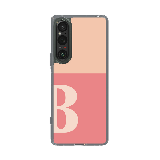 Slim Protection Case［ Original - initial two tone - B pink ］