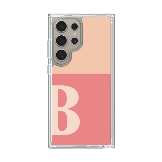 Slim Protection Case［ Original - initial two tone - B pink ］