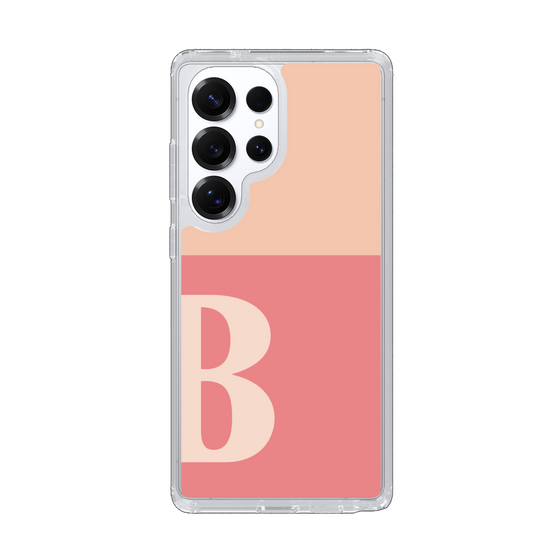 Slim Protection Case［ Original - initial two tone - B pink ］