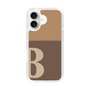 Slim Protection Case［ オリジナル - initial two tone - B brown ］
