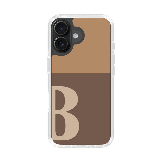 Slim Protection Case［ オリジナル - initial two tone - B brown ］