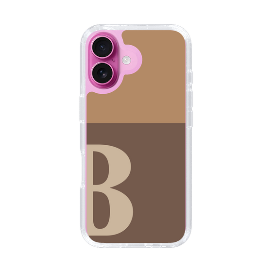Slim Protection Case［ オリジナル - initial two tone - B brown ］