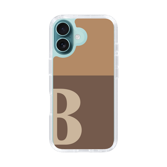 Slim Protection Case［ オリジナル - initial two tone - B brown ］