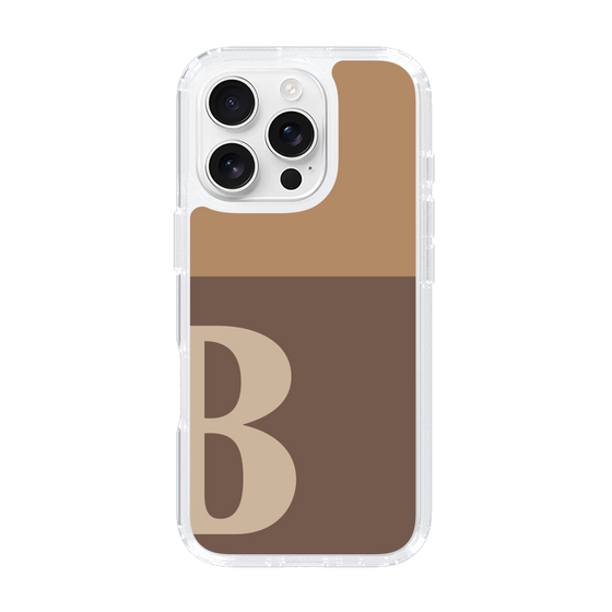 Slim Protection Case［ オリジナル - initial two tone - B brown ］