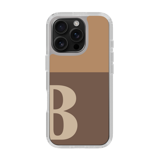 Slim Protection Case［ オリジナル - initial two tone - B brown ］