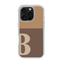Slim Protection Case［ オリジナル - initial two tone - B brown ］
