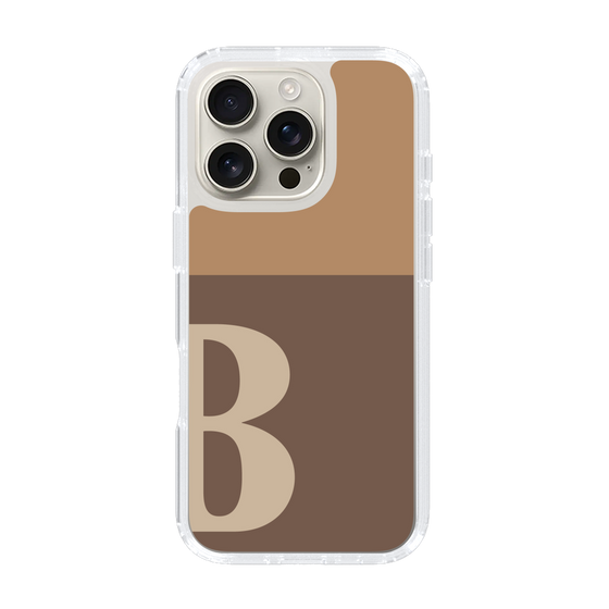 Slim Protection Case［ オリジナル - initial two tone - B brown ］