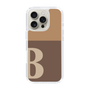 Slim Protection Case［ オリジナル - initial two tone - B brown ］