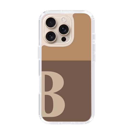 Slim Protection Case［ オリジナル - initial two tone - B brown ］