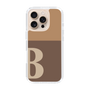 Slim Protection Case［ オリジナル - initial two tone - B brown ］