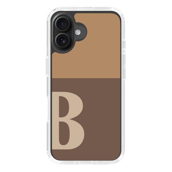 Slim Protection Case［ オリジナル - initial two tone - B brown ］