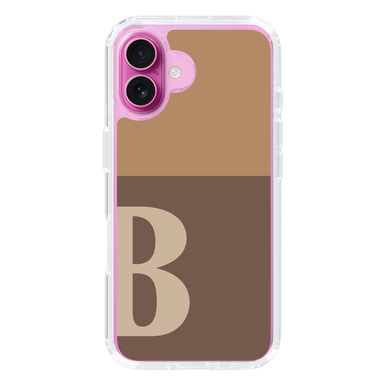 Slim Protection Case［ オリジナル - initial two tone - B brown ］