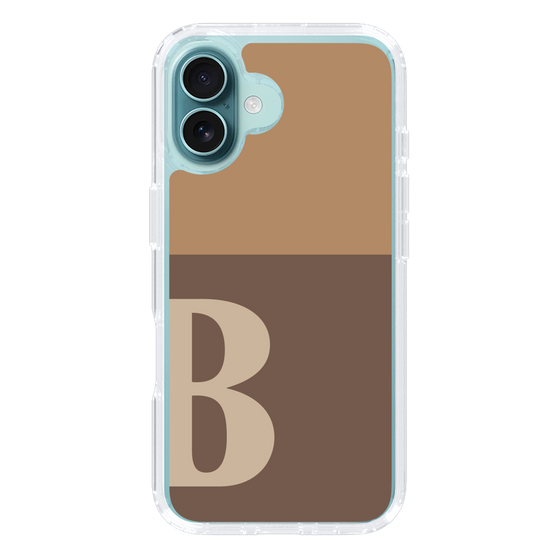 Slim Protection Case［ オリジナル - initial two tone - B brown ］