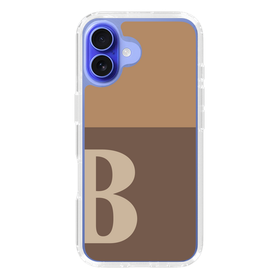 Slim Protection Case［ オリジナル - initial two tone - B brown ］