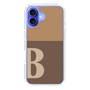 Slim Protection Case［ オリジナル - initial two tone - B brown ］