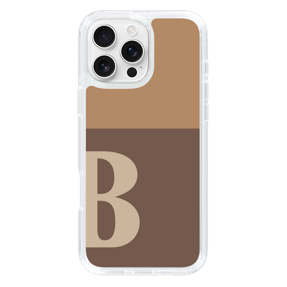 Slim Protection Case［ オリジナル - initial two tone - B brown ］