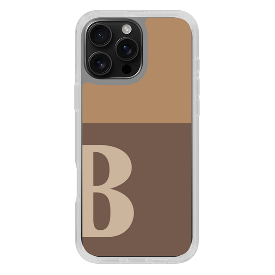 Slim Protection Case［ オリジナル - initial two tone - B brown ］