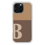 Slim Protection Case［ オリジナル - initial two tone - B brown ］