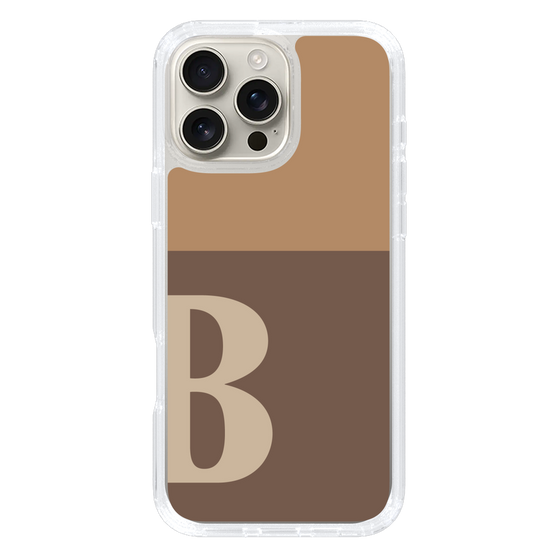 Slim Protection Case［ オリジナル - initial two tone - B brown ］