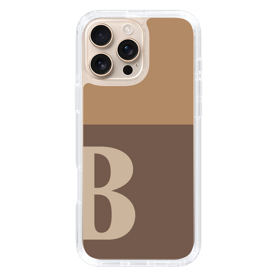 Slim Protection Case［ オリジナル - initial two tone - B brown ］