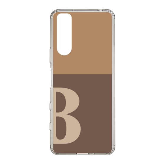 Slim Protection Case［ Original - initial two tone - B brown ］