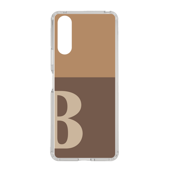 Slim Protection Case［ Original - initial two tone - B brown ］